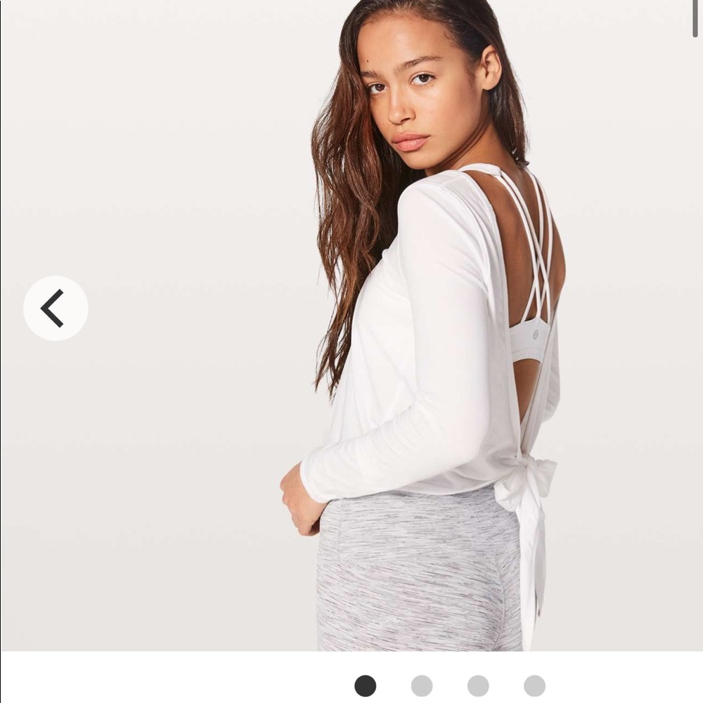 Lululemon it’s a tie long sleeve